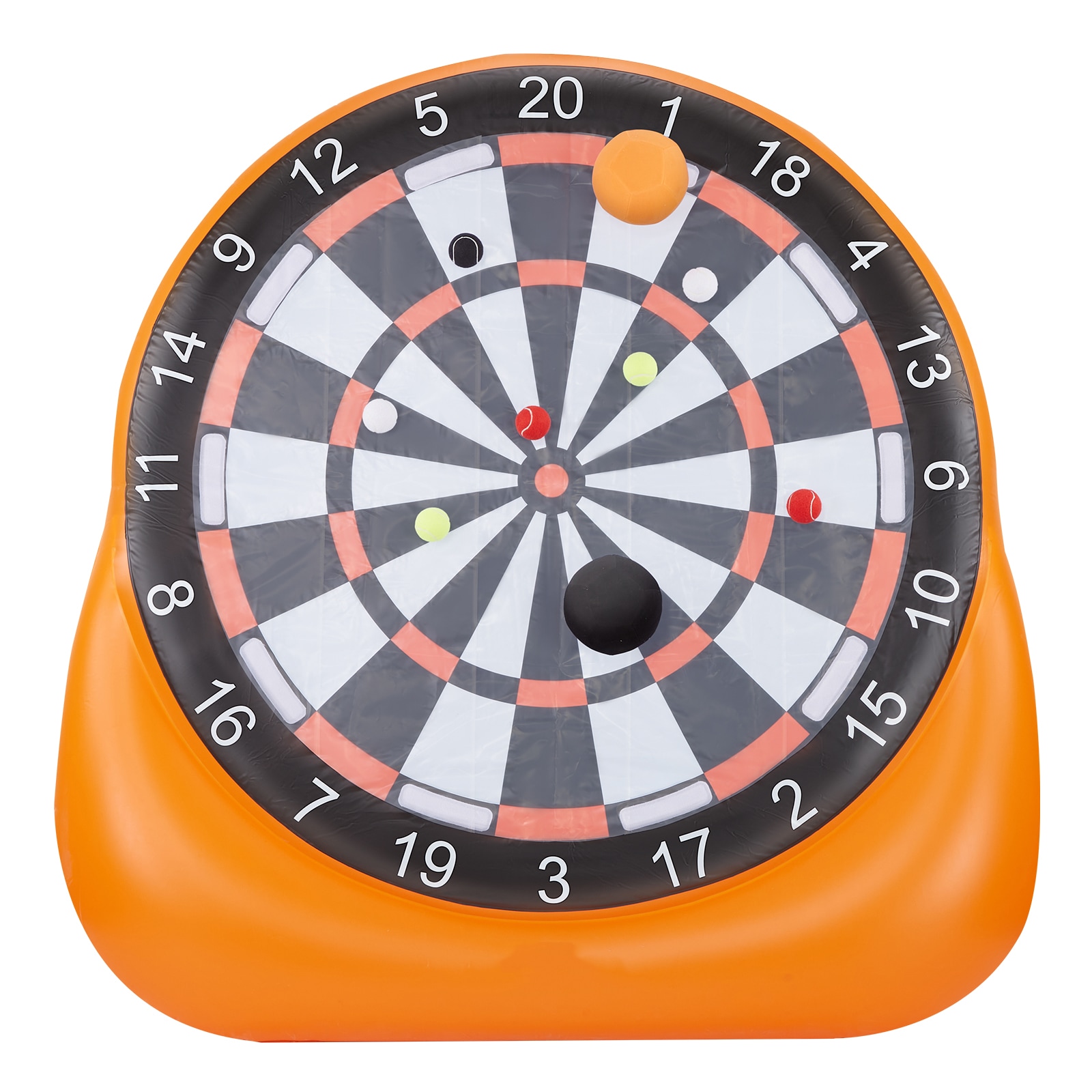 Inflatable Football Dart Board For Kids With Kick Balls And Pump_voghion.com